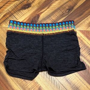 California Kisses Colorful Crochet Waistband Shorts